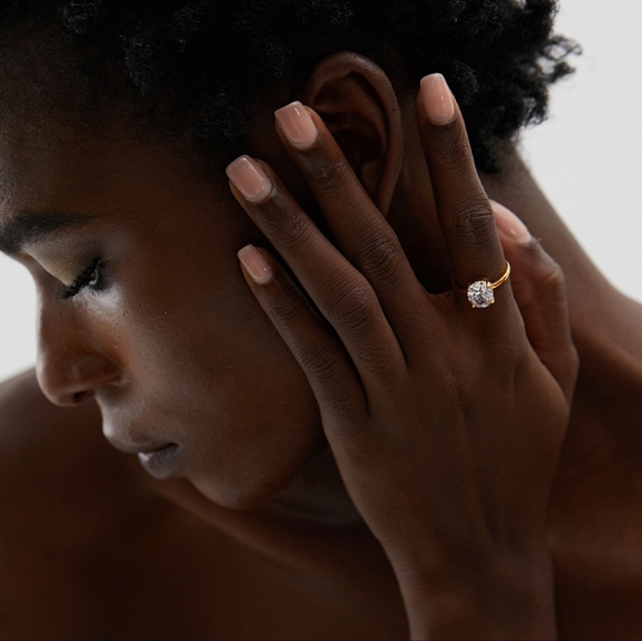 Chic Gold Adjustable Ring - Picture 6 of 8